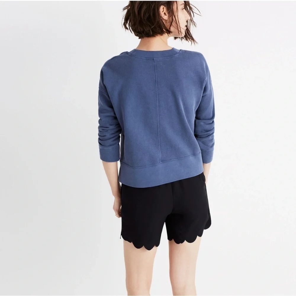 Madewell Womens 2XS Black Scalloped Edge Elastic Waist Pocket Short Shorts XXS 0